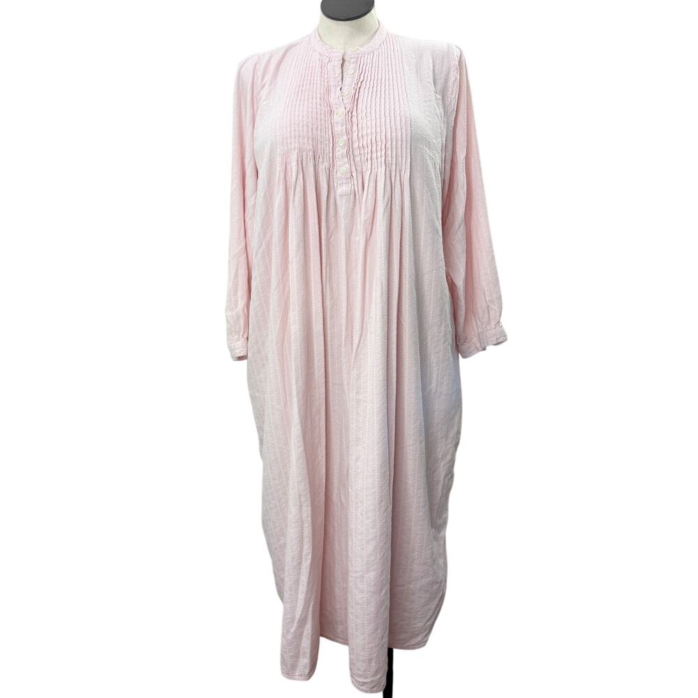 Women’s Pink Long-Sleeve Nightgown